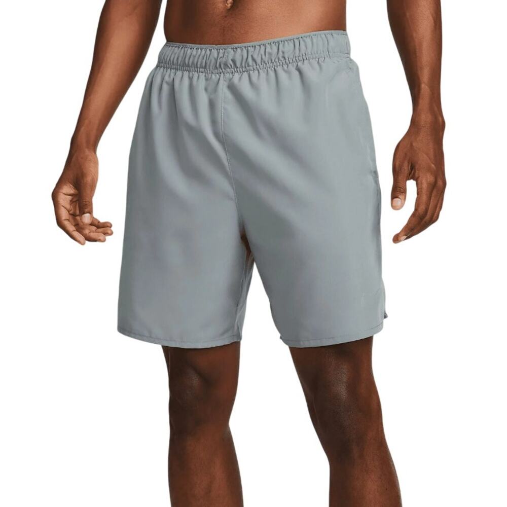 NIKE Men's Challenger Brief-Lined 7" Running Shorts Gray Size Small DV9359 Gym